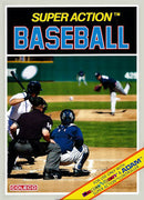 Super Action Baseball with Manual Front Cover - ColecoVision Pre-Played