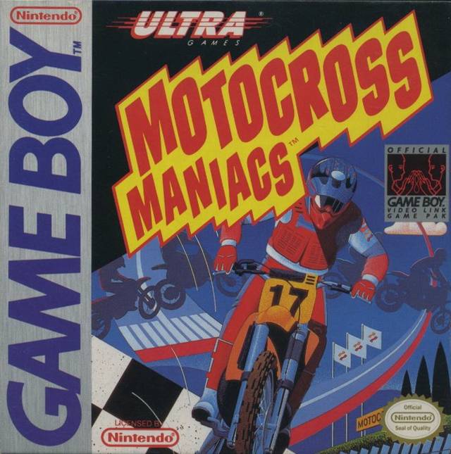 Motocross Maniacs Front Cover - Nintendo Gameboy Pre-Played