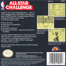 NBA All-Star Challenge Back Cover - Nintendo Gameboy Pre-Played