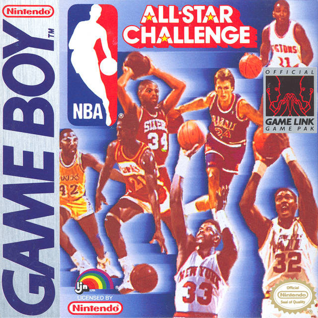 NBA All-Star Challenge Front Cover - Nintendo Gameboy Pre-Played