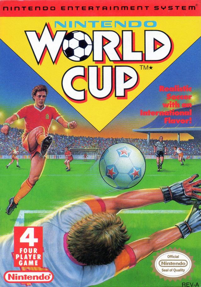 Nintendo World Cup Front Cover - Nintendo Entertainment System, NES Pre-Played