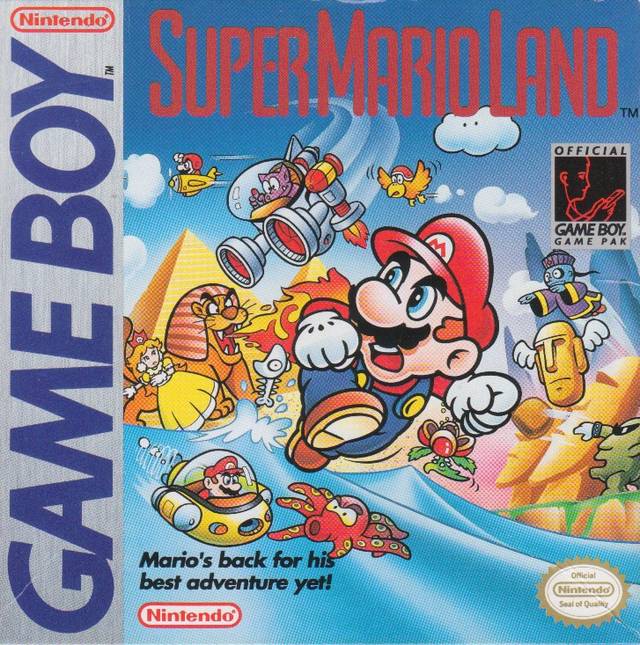Super Mario Land Front Cover - Nintendo Gameboy Pre-Played