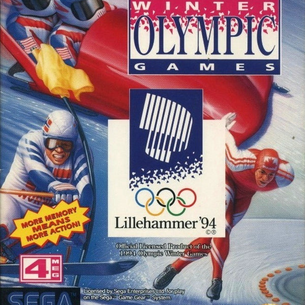 Jeu Winter Olympics Pour Sega Game Gear - Bon état, Jeu Vintage