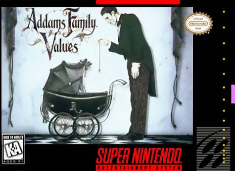 Addams Family Values - Super Nintendo  SNES Pre-Played