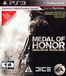 Medal of Honor Limited Edition Front Cover - Playstation 3 Pre-Played