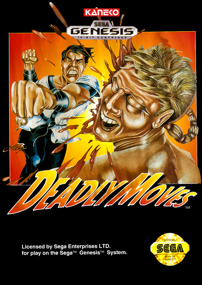 Deadly Moves - Sega Genesis Pre-Played