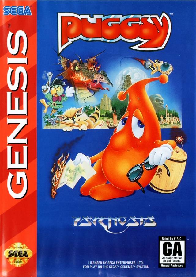 Puggsy - Sega Genesis Pre-Played