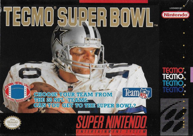 Tecmo Super Bowl - Super Nintendo, SNES Pre-Played