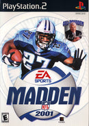 Madden 2001 Front Cover - Playstation 2 Pre-Played