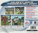 Madden NFL 2001 Back Cover - Playstation 1 Pre-Played