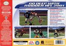 Madden 2001 Back Cover - Nintendo 64 Pre-Played