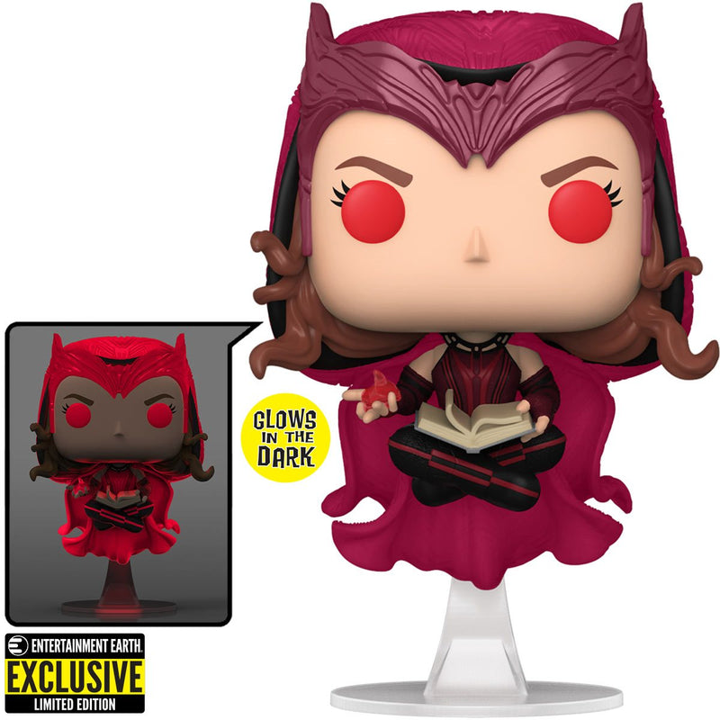 Pop! Marvel WandaVision - Scarlet Witch Glow-in-the-Dark Entertainment Earth Exclusive