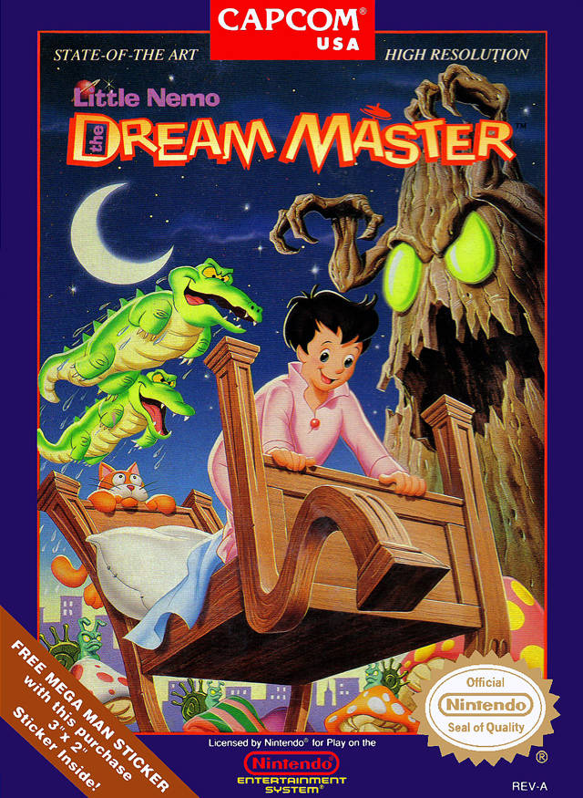 Little Nemo the Dream Master Front Cover - Nintendo Entertainment System, NES Pre-Played