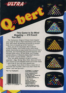 Q-Bert Back Cover - Nintendo Entertainment System NES Pre-Played