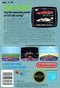 Rad Racer Back Cover - Nintendo Entertainment System, NES Pre-Played