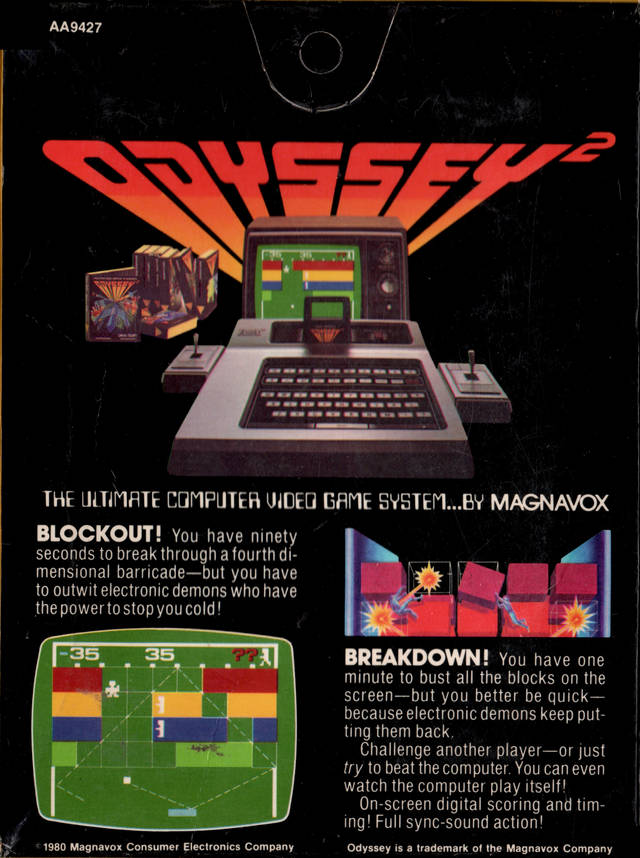 Blockout/Breakdown Back Cover - Odyssey Pre-Played