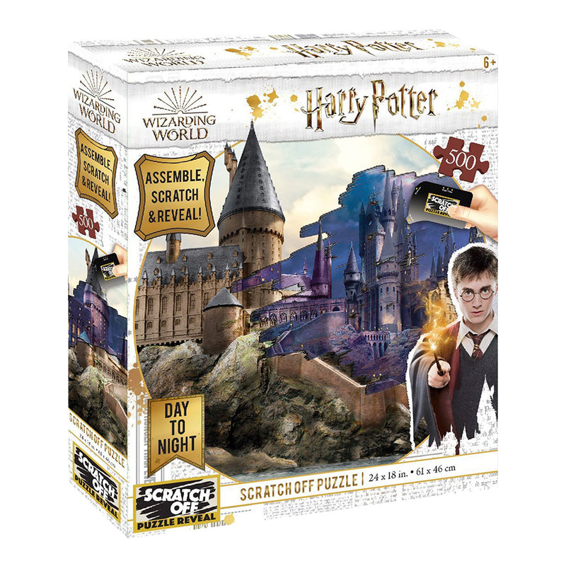 Scratch Off Puzzle Harry Potter Hogwarts Day to Night 500 Pieces