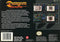 Dungeon Master Back Cover - Super Nintendo SNES Pre-Played