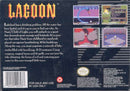 Lagoon Back Cover - Super Nintendo, SNES Pre-Played