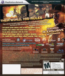 50 Cent Blood on the Sand PS3 Back Cover