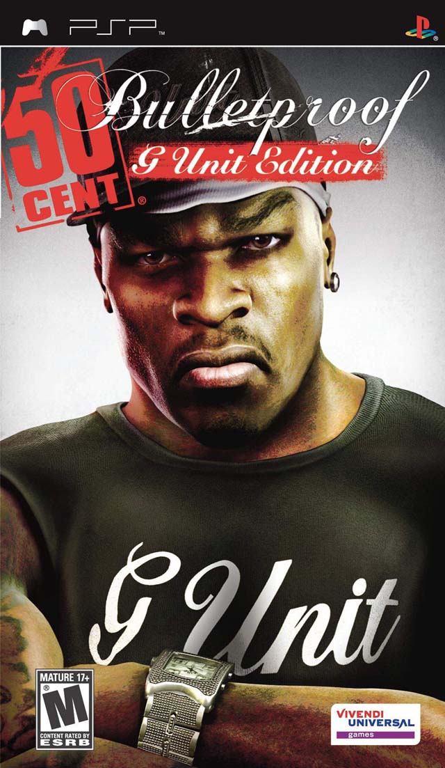 50 Cent Bulletproof G Unit Edition PSP Front Cover