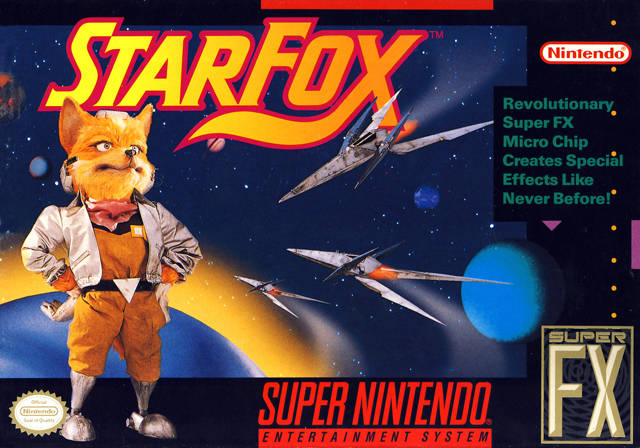 Starfox Front Cover - Super Nintendo, SNES Pre-Played