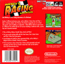 Mickey's Racing Adventure Back Cover - Nintendo Gameboy Pre-Played