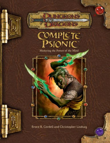 Complete Psionic Front Cover - Dungeons and Dragons 3.5 Edition Pre-Played