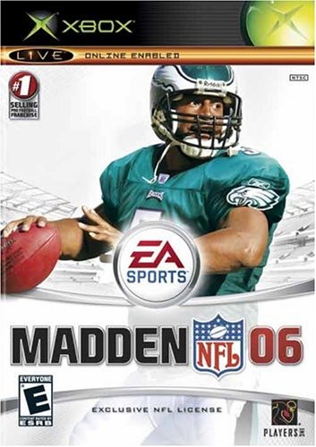 Madden 06 Front Cover - Xbox Pre-Played