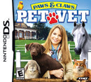 Paws & Claws Pet Vet Front Cover - Nintendo DS Pre-Played