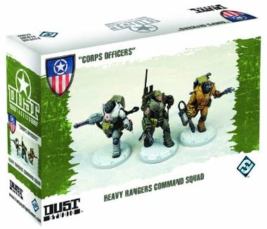 Dust Tactics: Heavy Rangers Command Squad Corps Officers