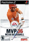 MVP NCAA 06 Baseball Front Cover - Playstation 2 Pre-Played