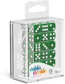 Solid Green D6 12mm (36) - Oakie Doakie Dice