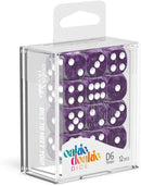 Marble Purple D6 12mm (36) - Oakie Doakie Dice