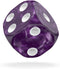 Marble Purple D6 12mm (36) - Oakie Doakie Dice