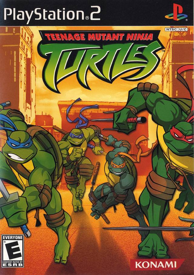 Teenage Mutant Ninja Turtles Front Cover - Playstation 2 Pre-Played