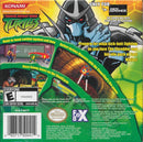 Teenage Mutant Ninja Turtles Back Cover - Nintendo Gameboy Advance Pre-Played