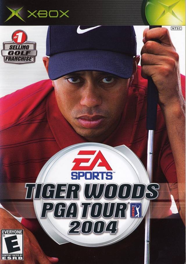 Tiger Woods PGA Tour 2004 Front Cover - Xbox Pre-Played