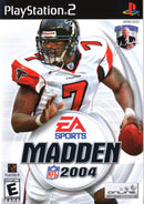 Madden 2004 Front Cover - Playstation 2 Pre-Played