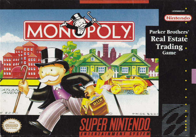 Monopoly - Super Nintendo, SNES Pre-Played