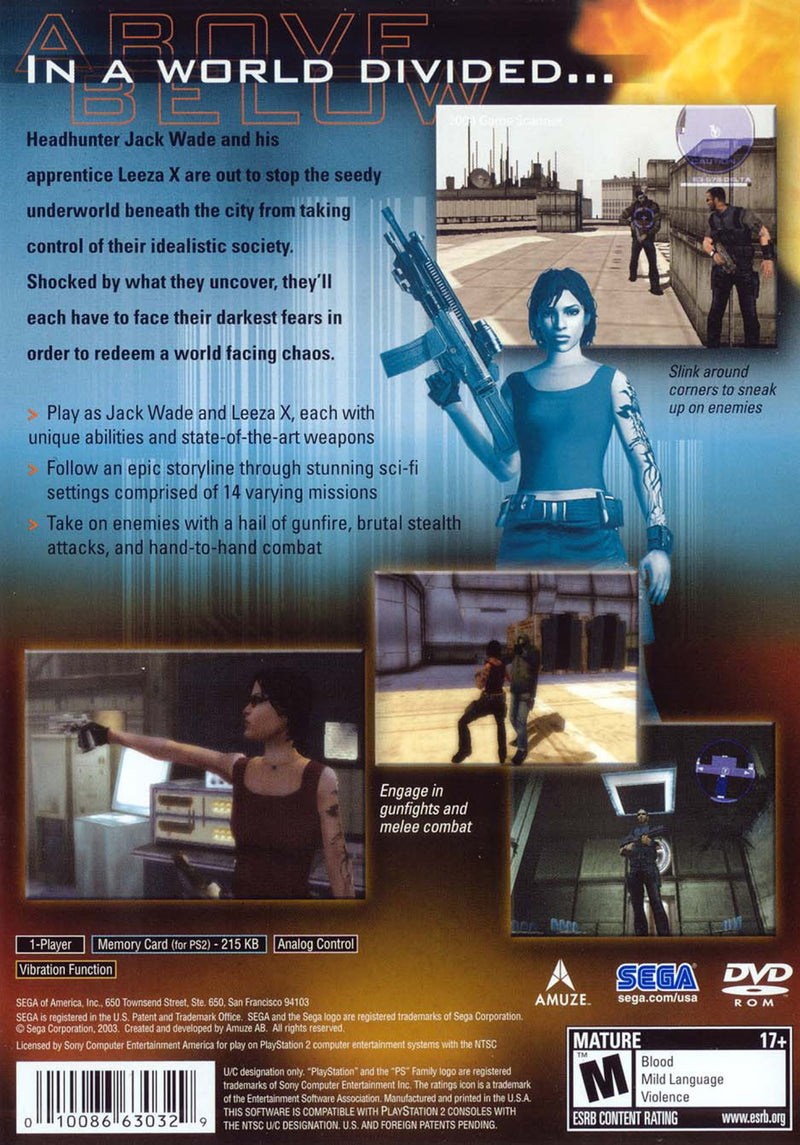 Headhunter Redemption - Playstation 2