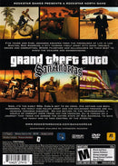 Grand Theft Auto San Andreas Back Cover - Playstation 2 Pre-Played