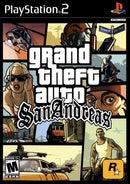 Grand Theft Auto San Andreas Front Cover - Playstation 2 Pre-Played