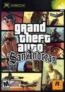 Grand Theft Auto San Andreas Front Cover - Xbox Pre-Played