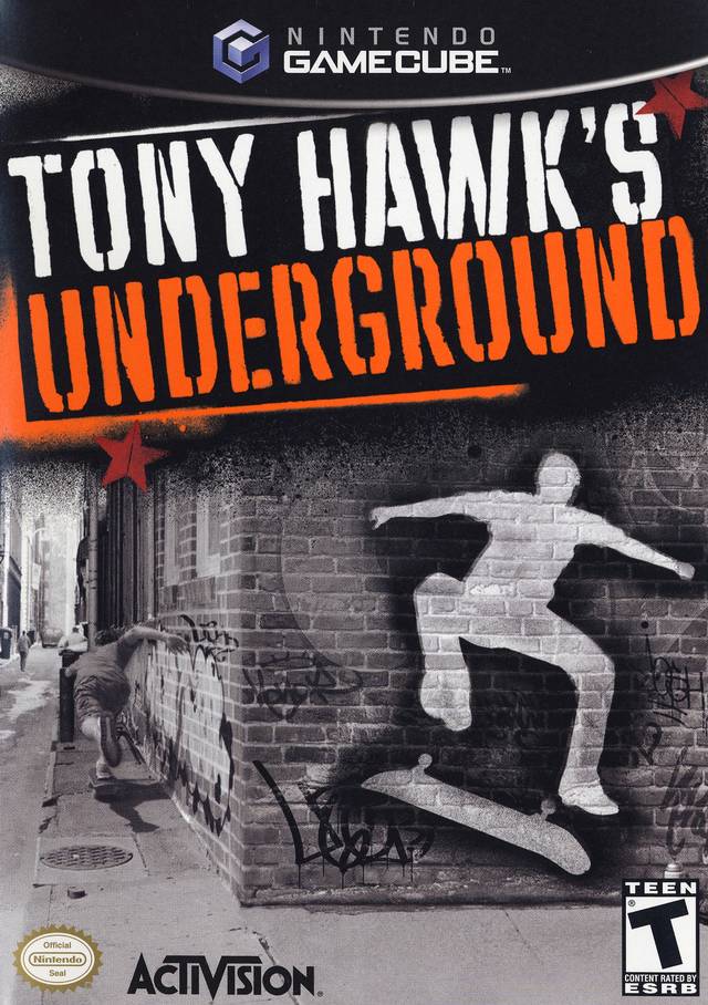 Tony Hawk's Underground Front Cover - Nintendo Gamecube Pre-Played