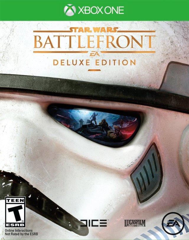 Star Wars Battlefront Deluxe Front Cover - Xbox One Pre-Played