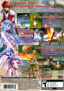 Ys The Ark of Napishtim Back Cover - Playstation 2 Pre-Played