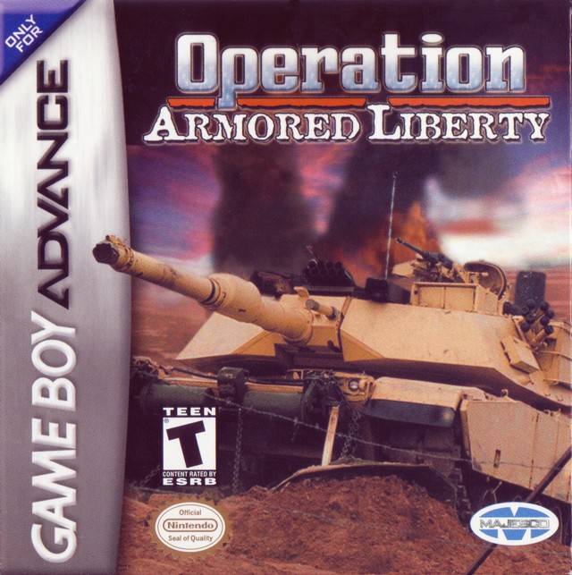 Operation Armored Liberty Front Cover - Nintendo Gameboy Advance Pre-Played