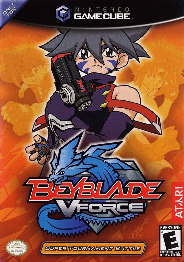 Beyblade VForce Super Tournament Battle Complete with Case and Manual - Nintendo Gamecube Pre-Played