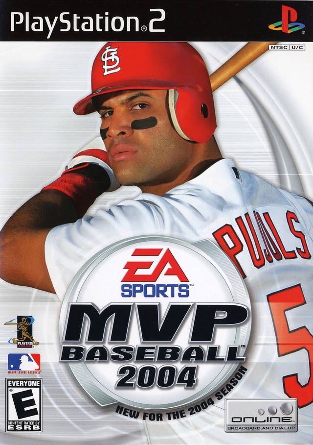 MVP Baseball 2004 Front Cover - Playstation 2 Pre-Played